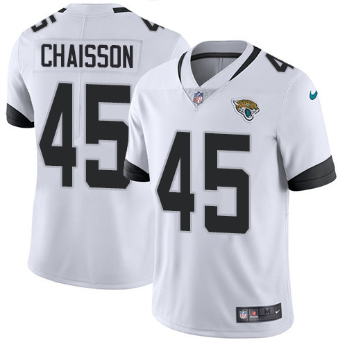 Jacksonville Jaguars 45 KLavon Chaisson White Youth Stitched NFL Vapor Untouchable Limited Jersey
